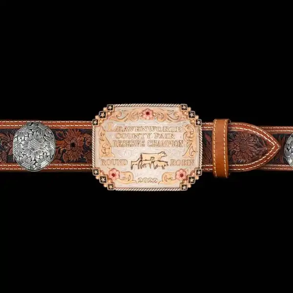 Willow Concho Leather Belt